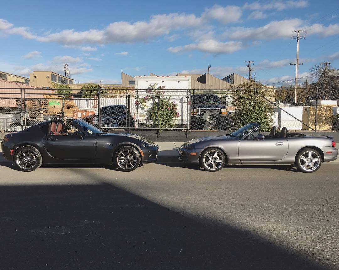 The car, posted on Instagram